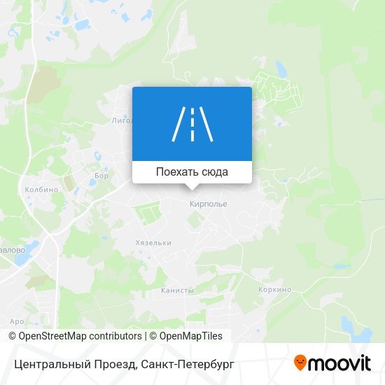 Карта Центральный Проезд