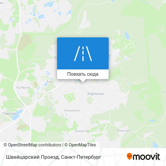 Карта Швейцарский Проезд