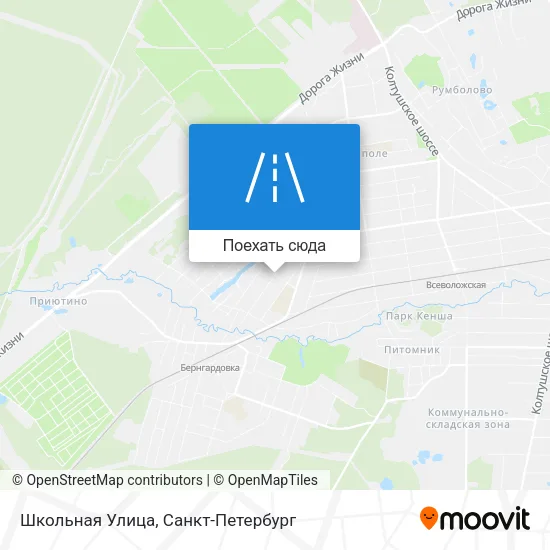Карта Школьная Улица