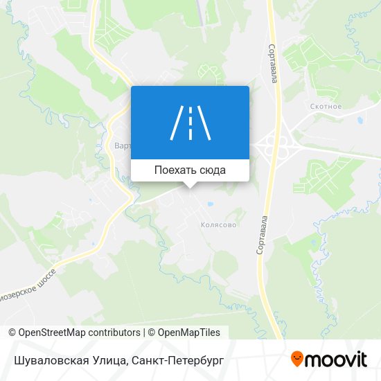 Карта Шуваловская Улица