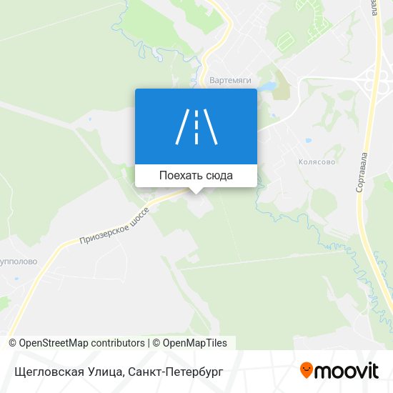 Карта Щегловская Улица