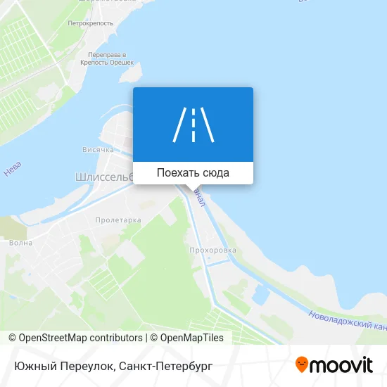 Карта Южный Переулок