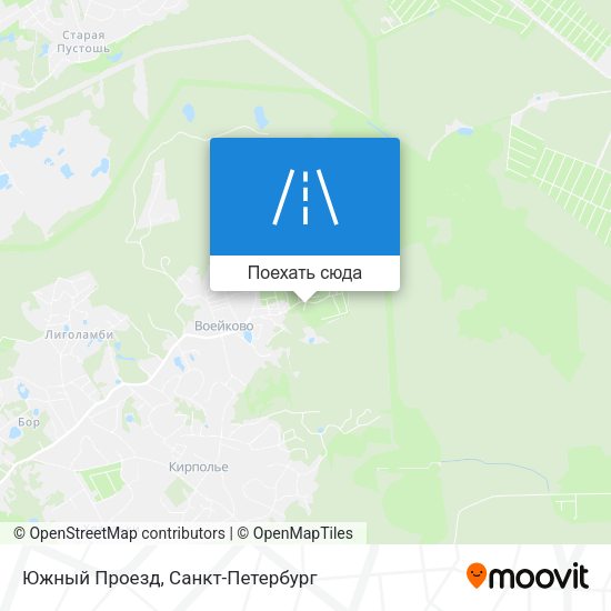 Карта Южный Проезд
