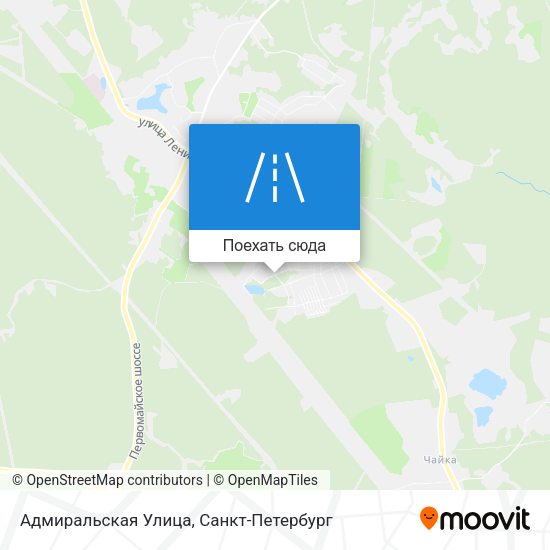 Карта Адмиральская Улица