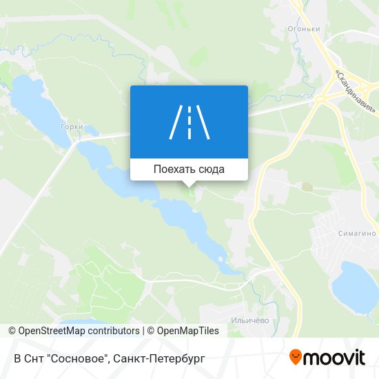 Карта В Снт "Сосновое"