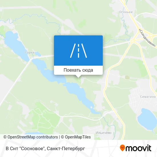 Карта В Снт "Сосновое"