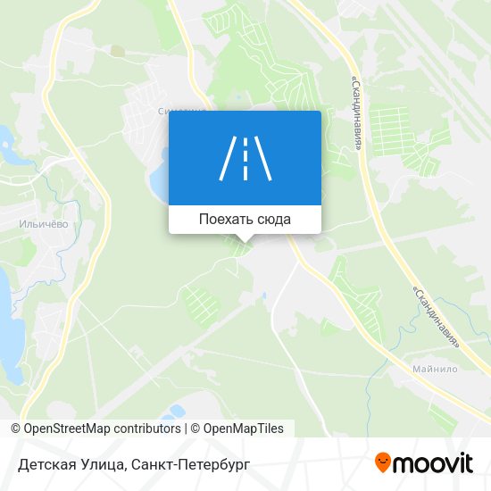 Карта Детская Улица