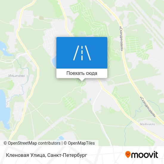 Карта Кленовая Улица