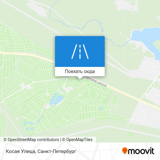 Карта Косая Улица