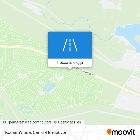 Карта Косая Улица