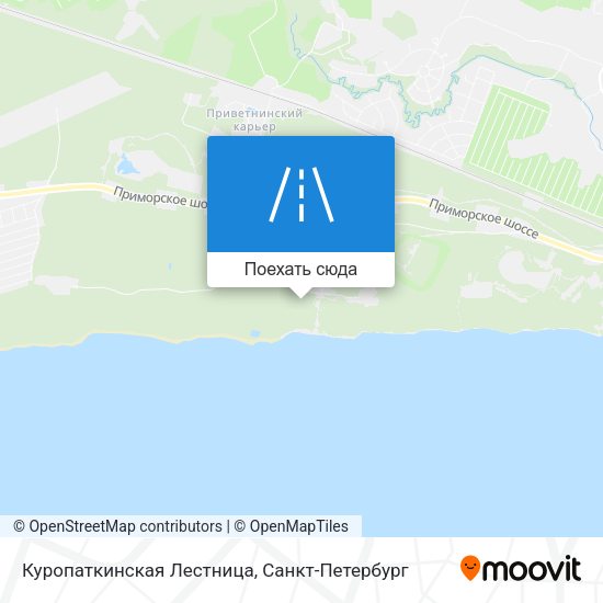 Карта Куропаткинская Лестница