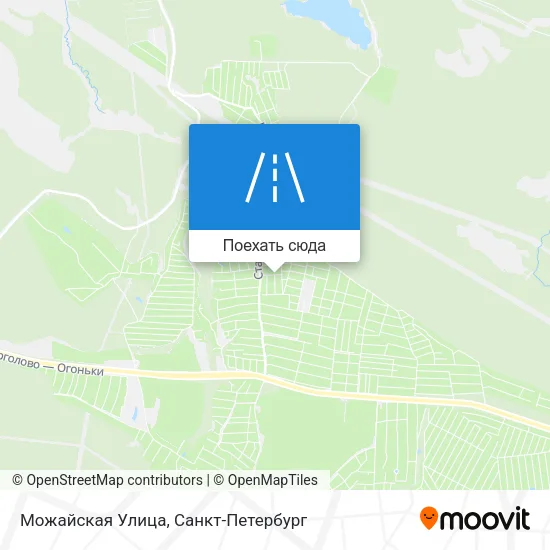 Карта Можайская Улица