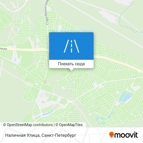 Карта Наличная Улица