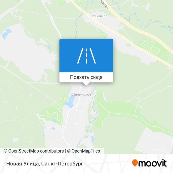 Карта Новая Улица