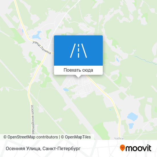 Карта Осенняя Улица
