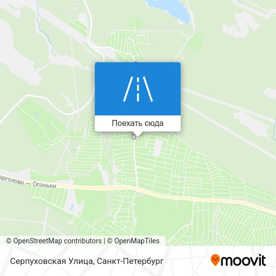 Карта Серпуховская Улица