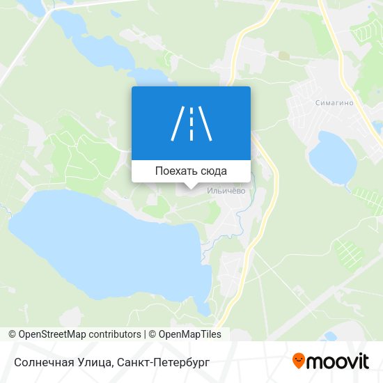 Карта Солнечная Улица