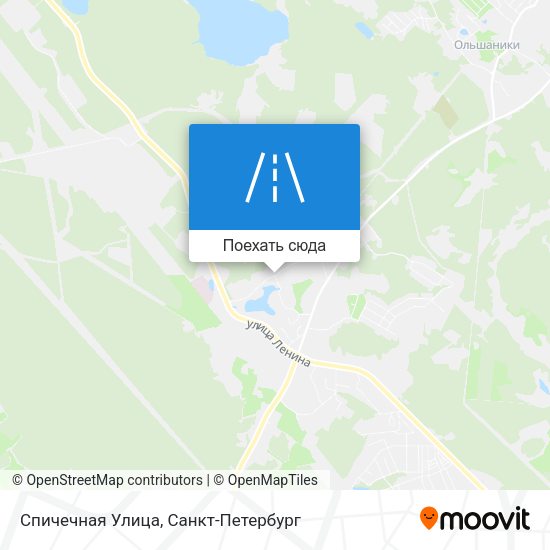 Карта Спичечная Улица