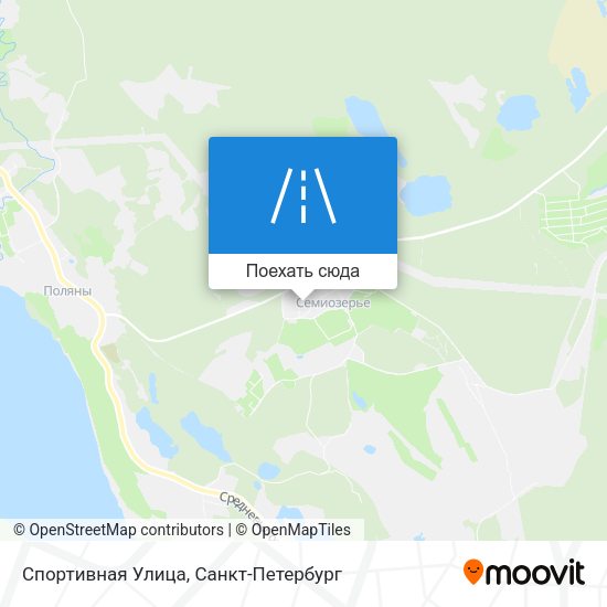 Карта Спортивная Улица