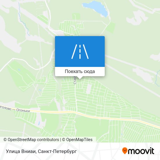 Карта Улица Вниаи