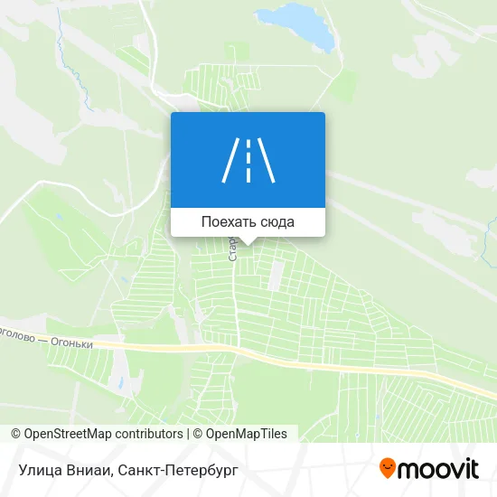 Карта Улица Вниаи