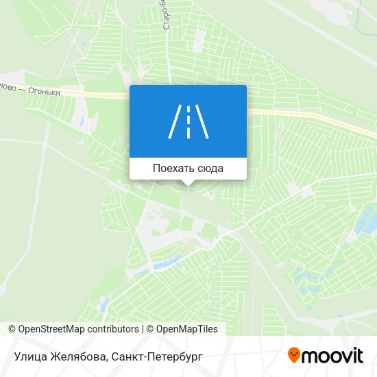 Карта Улица Желябова