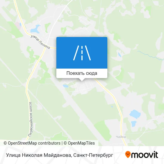 Карта Улица Николая Майданова