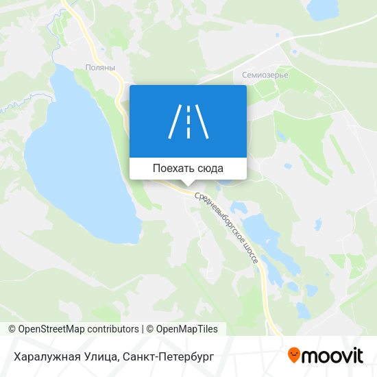 Карта Харалужная Улица