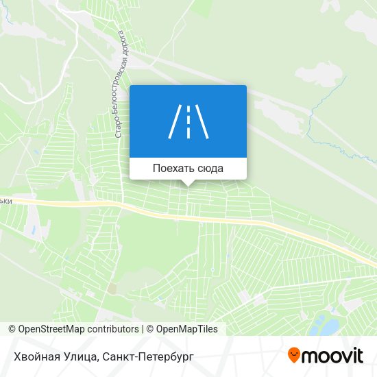 Карта Хвойная Улица