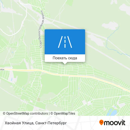 Карта Хвойная Улица
