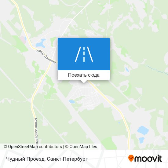 Карта Чудный Проезд