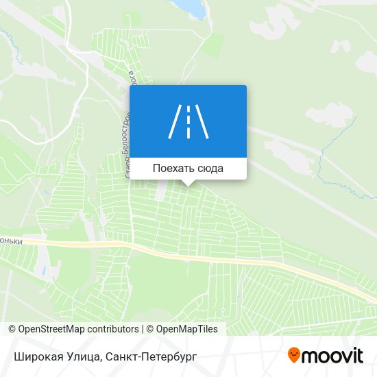 Карта Широкая Улица
