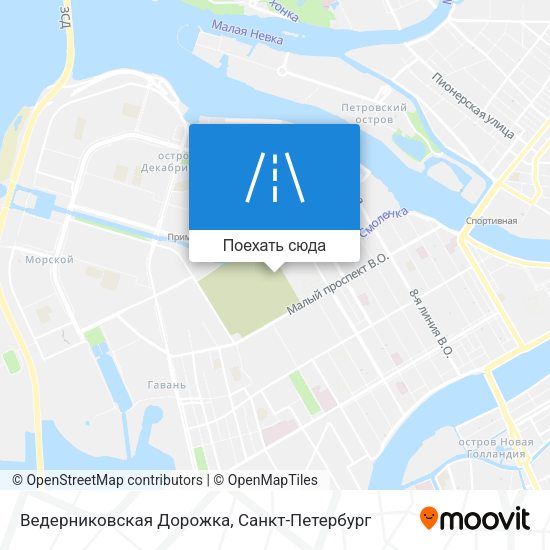 Карта Ведерниковская Дорожка