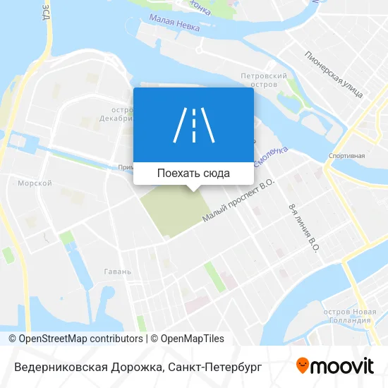 Карта Ведерниковская Дорожка