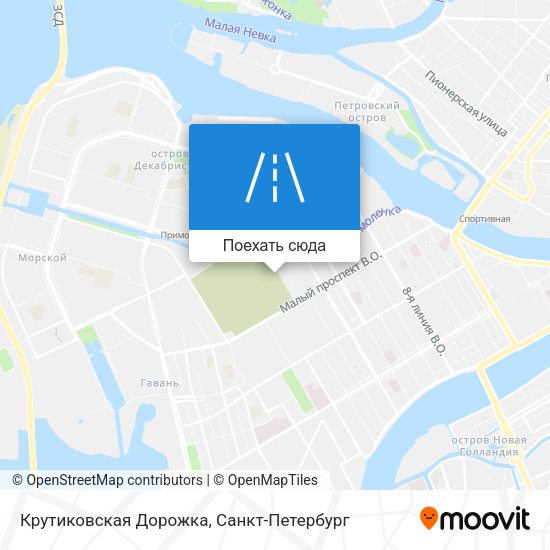 Карта Крутиковская Дорожка