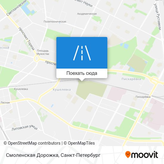 Карта Смоленская Дорожка