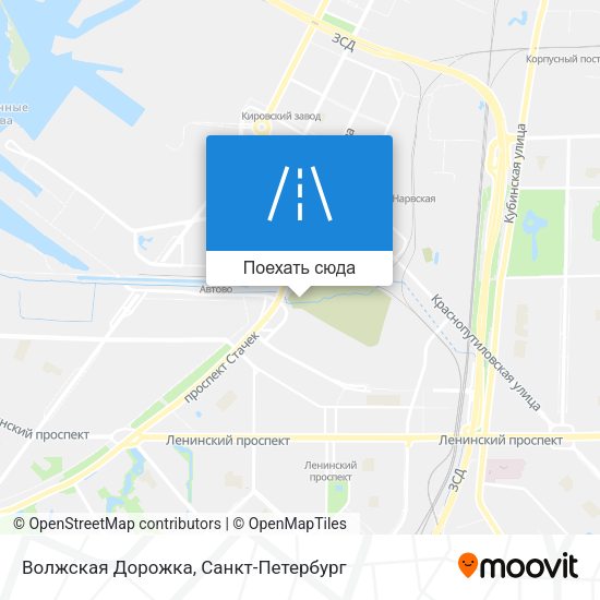 Карта Волжская Дорожка