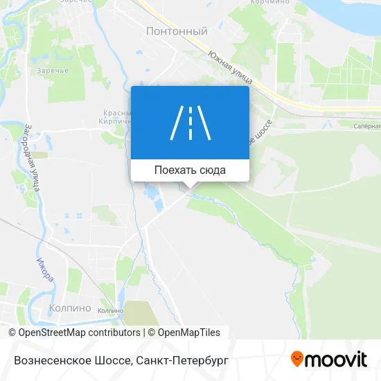 Карта Вознесенское Шоссе