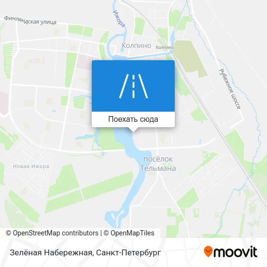 Карта Зелёная Набережная