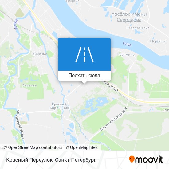 Карта Красный Переулок
