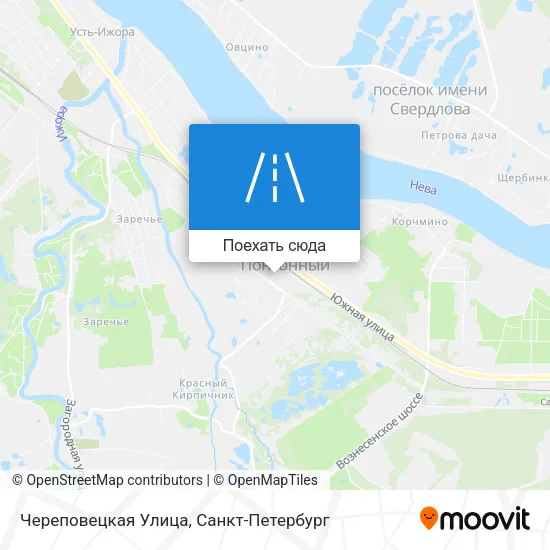 Карта Череповецкая Улица