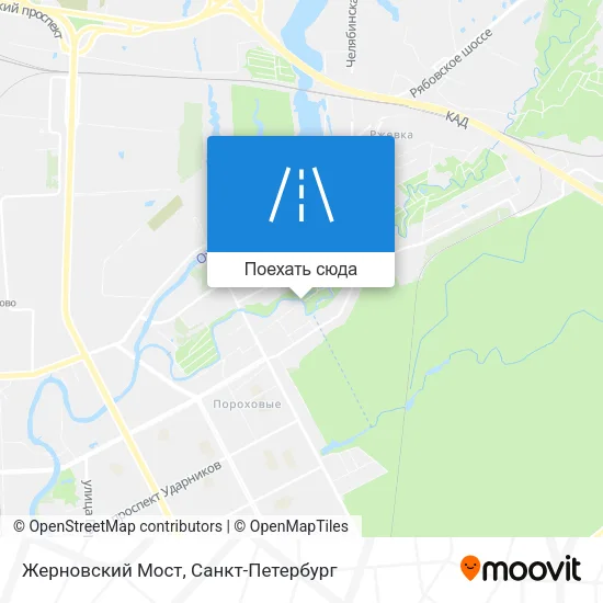 Карта Жерновский Мост