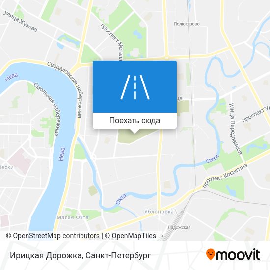 Карта Ирицкая Дорожка