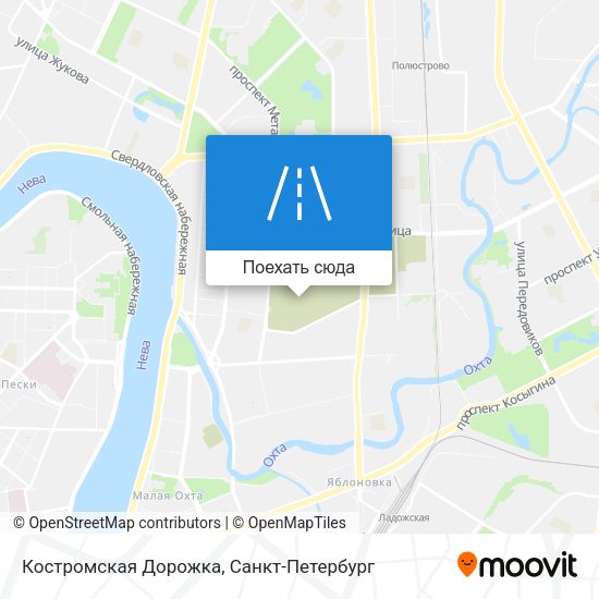 Карта Костромская Дорожка
