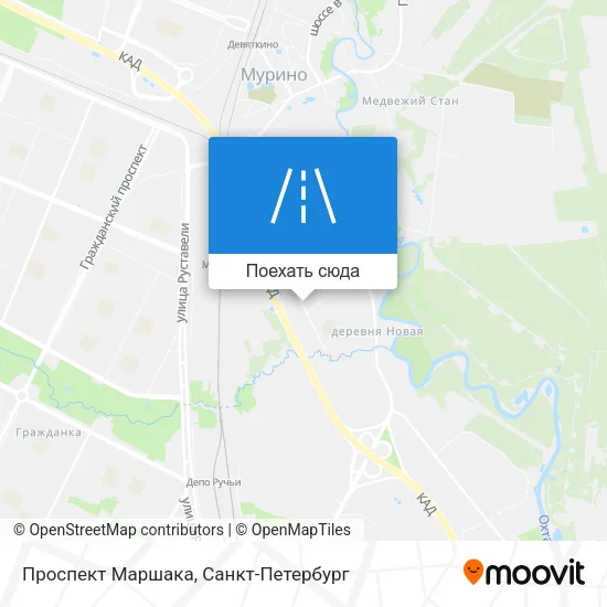 Карта Проспект Маршака