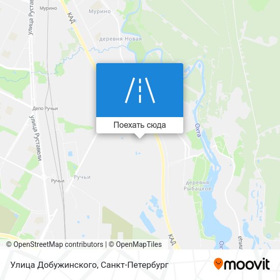 Карта Улица Добужинского