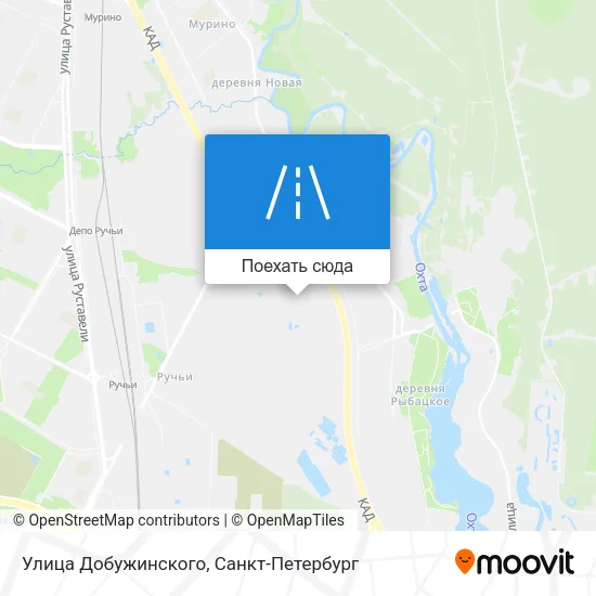 Карта Улица Добужинского