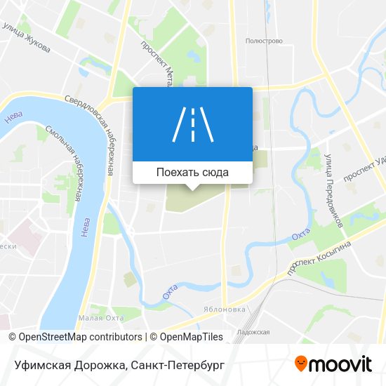Карта Уфимская Дорожка