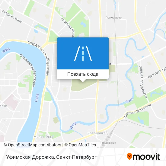 Карта Уфимская Дорожка