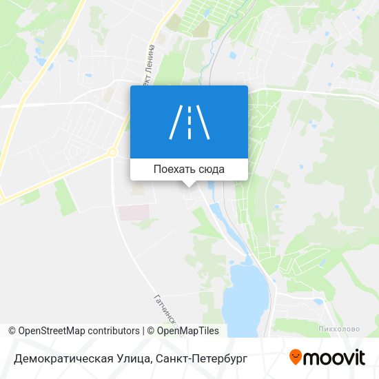 Карта Демократическая Улица
